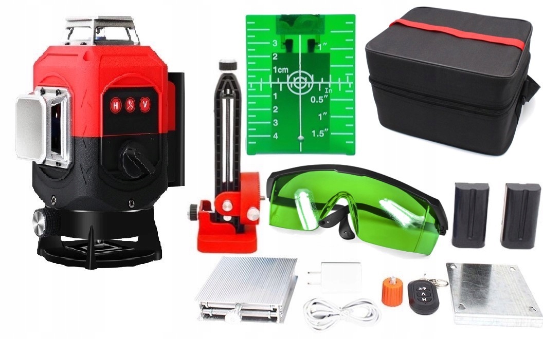 

Laser Krzyżowy 16 Linii 4D Poziomica Laserowa 360