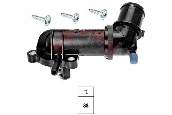 TERMOSTAT FIAT 88C BRAVO II 1,6D 08- DOBLO 2,0D AL