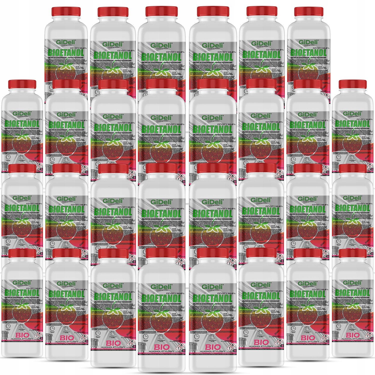 Bioetanol do krbu 30 x 1 l vôňa jahody biopalivo