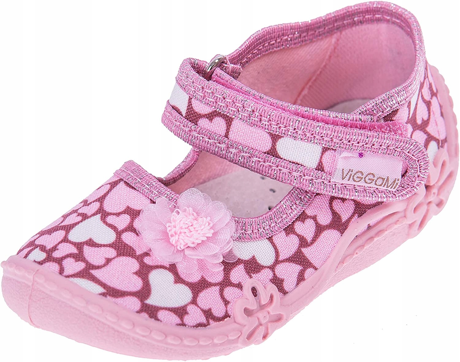 

Viggami Kapcie Pantofelki Sandałki Ada róż 23