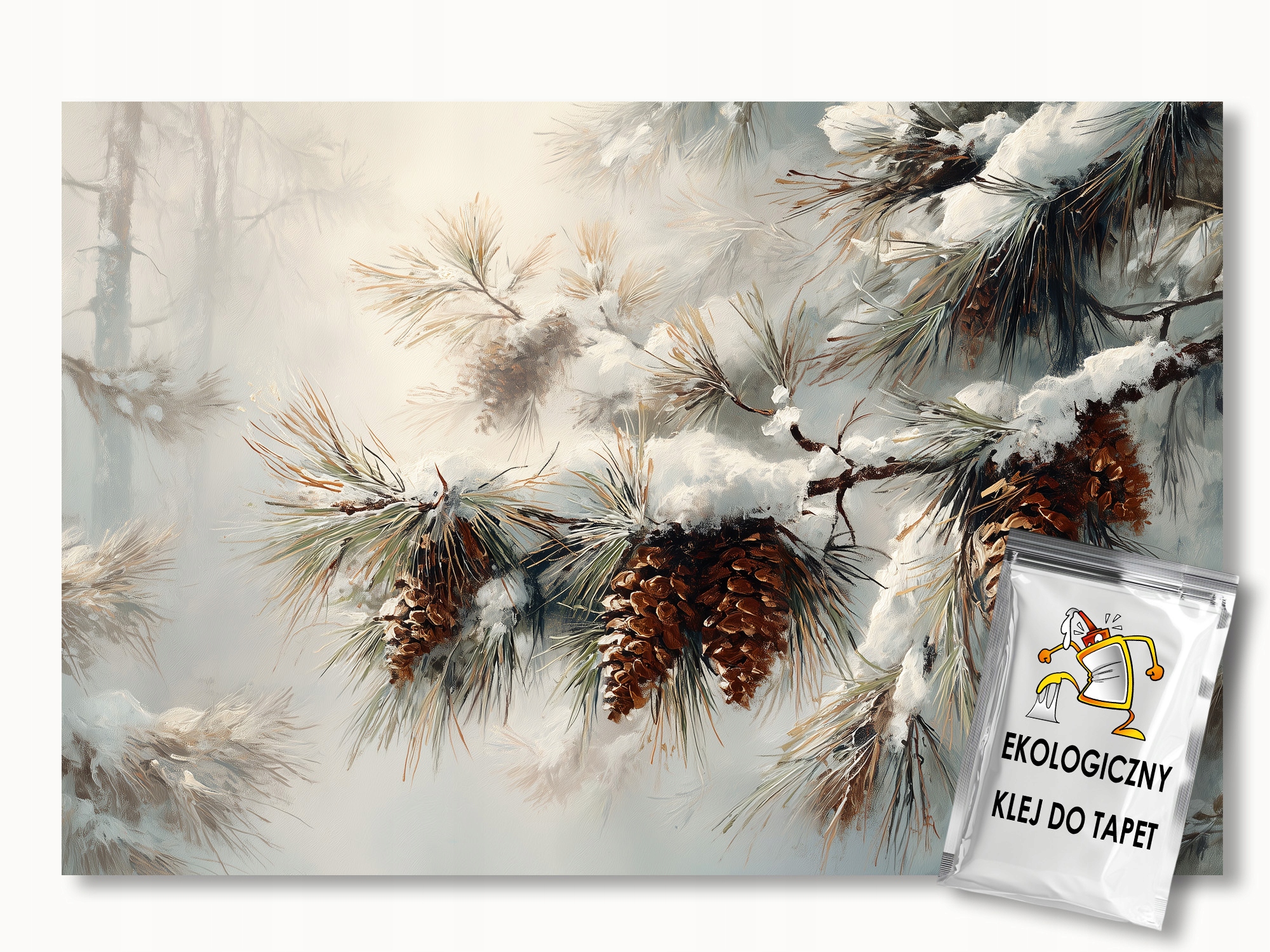 Fototapeta Flizelina Příroda Dřevo Borovice Šišky 300x210 110g