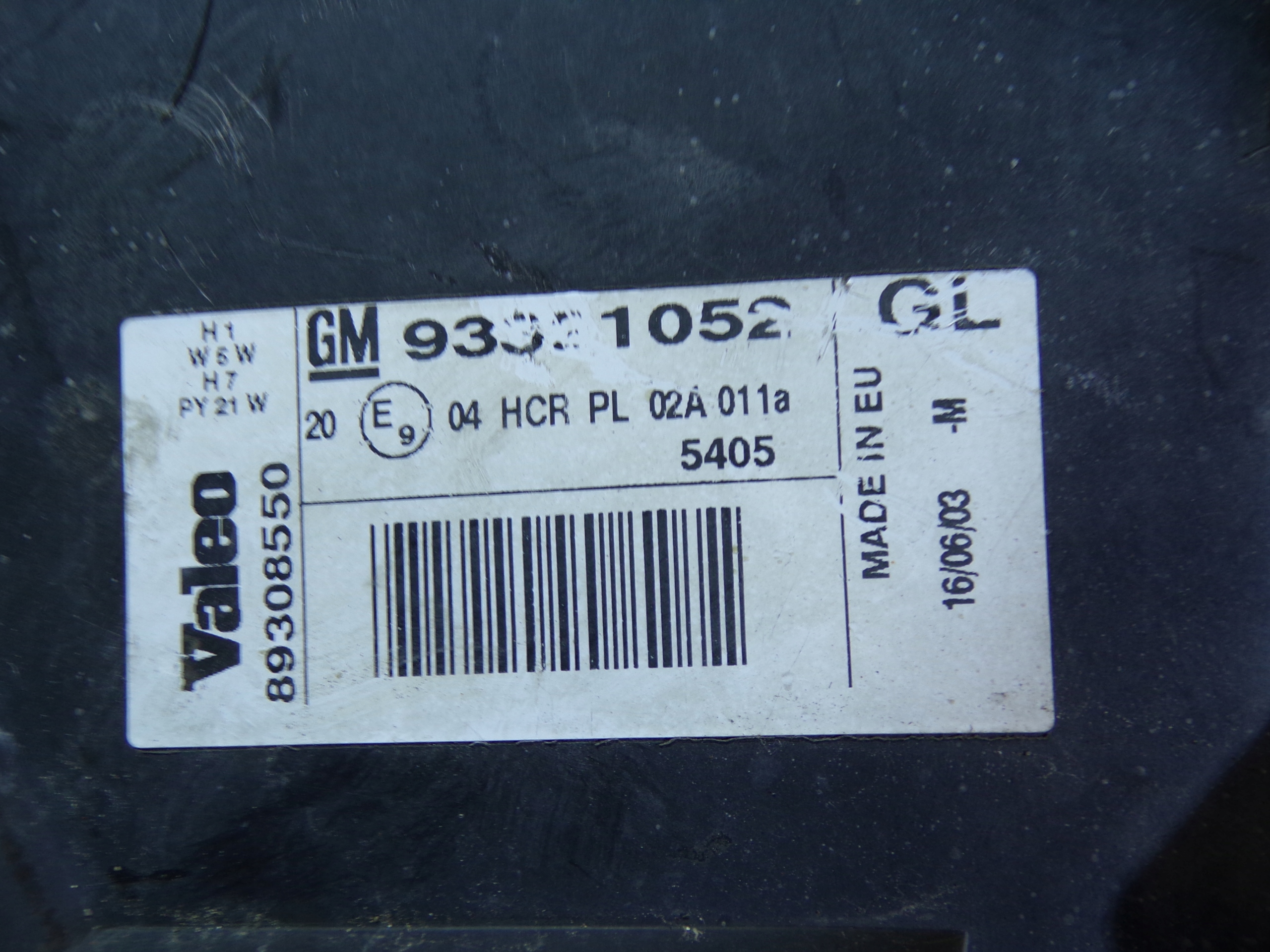Licht links vorne vorne OPEL MERIVA A (3)