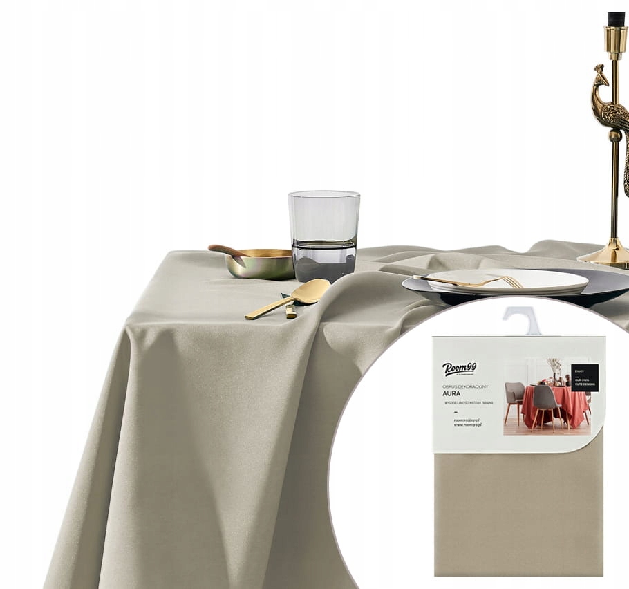 

Obrus Aura Beżowy 110x160