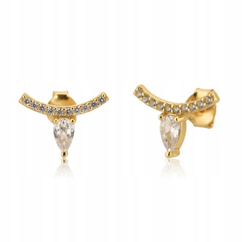 

Kolczyki ze stali szlachetnej pozłacanej