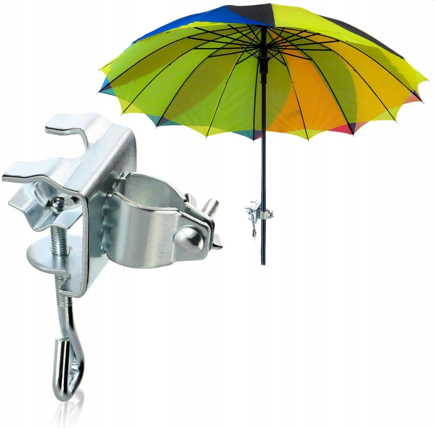 UCHWYT NA PARASOL BALKONOWY PODSTAWA STOJAK DO PORĘCZY METALOWY SOLIDNY Materiał wykonania metal