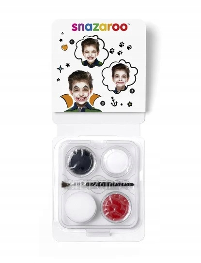 FARBY DO MALOWANIA TWARZY MAKIJAŻ HALLOWEEN WAMPIR Marka Snazaroo