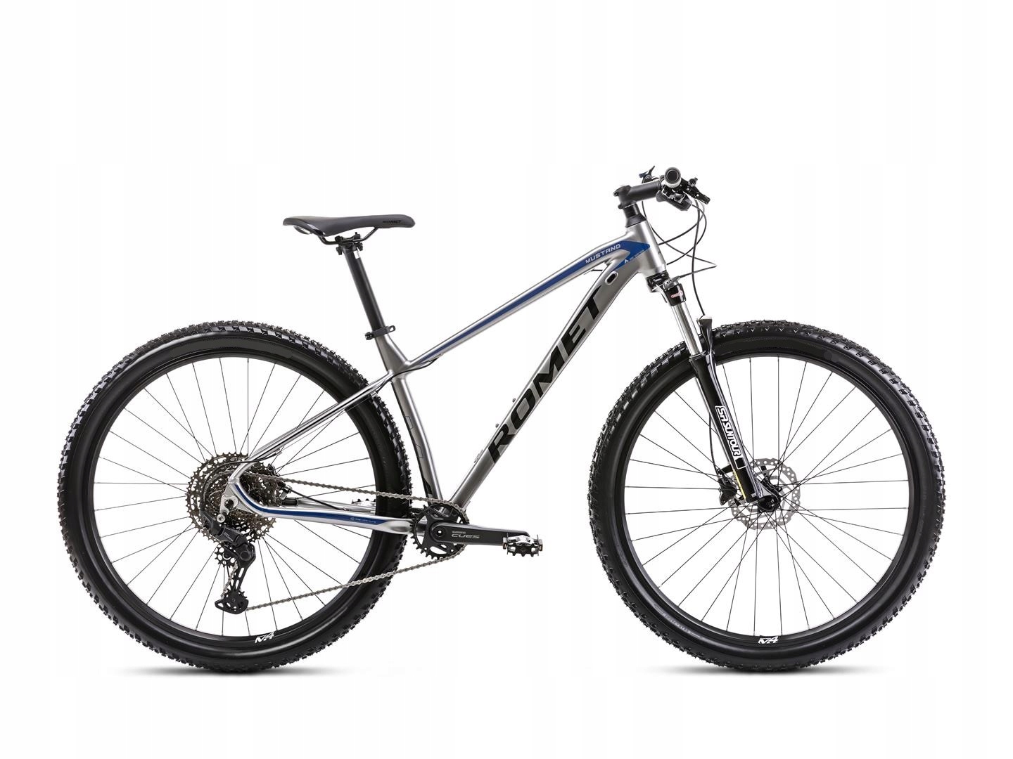 Rower Romet Mustang M4 Cs 19" L srebrno-niebieski