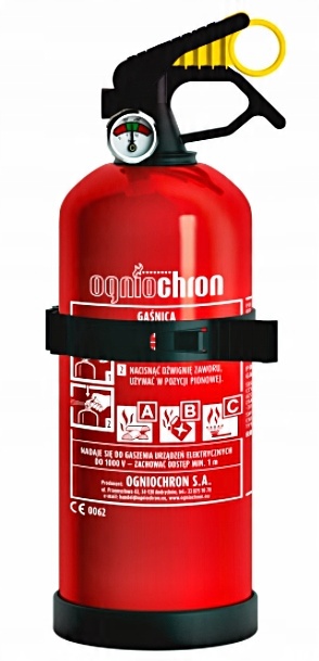 

Gaśnica samochodowa proszkowa 1kg GP-1 Manometr
