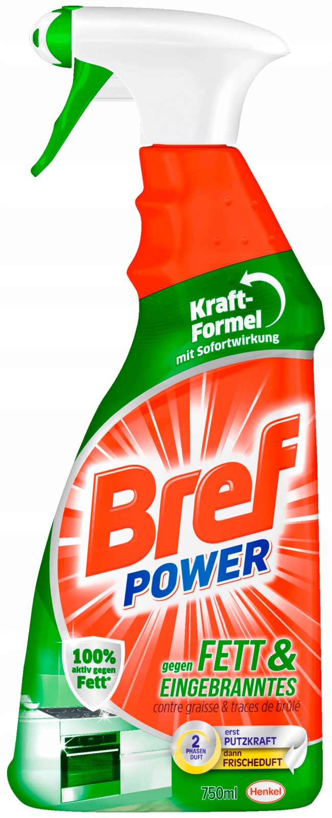 

Bref Fett Czyszczenia Kuchni Tłuszcz 750m Spray De