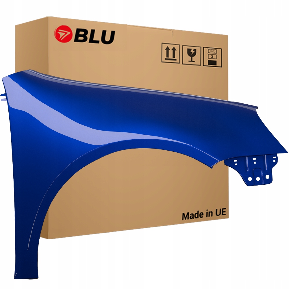 Blu Blatník Vw Golf V 5 LB5R pravý modrý 03-09 přední hatchback