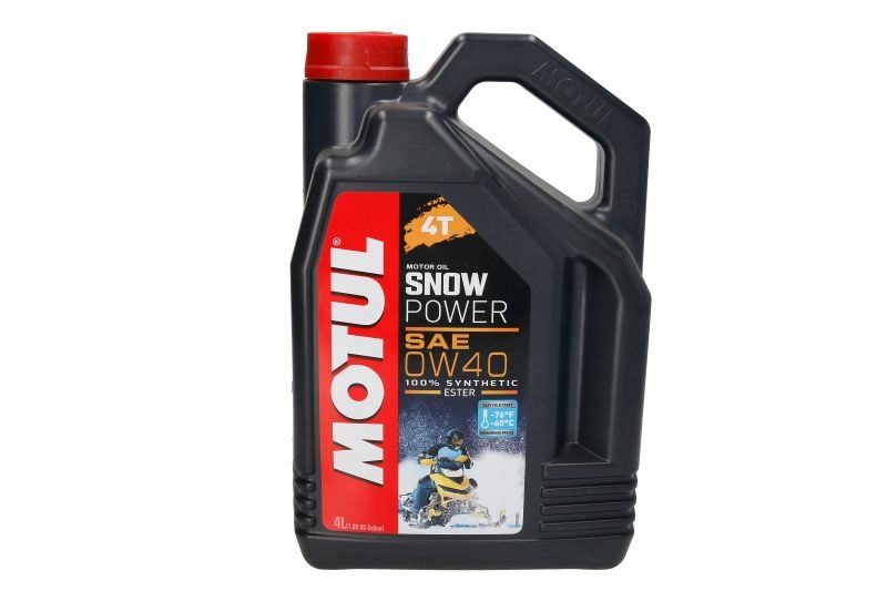 Olej pre motory 4T Sae 0W40 Motul Snowpower 4l Sl balík vodiča #14