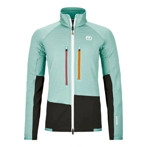 Fleecová Mikina fleecová bunda Ortovox Fleece Rib L Aquatic Ice merino