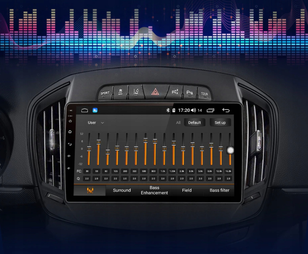 RADIO ANDROID OPEL INSIGNIA 2013-2017 8CO 2/32 DSP Komunikacja GPS Bluetooth Wi-Fi