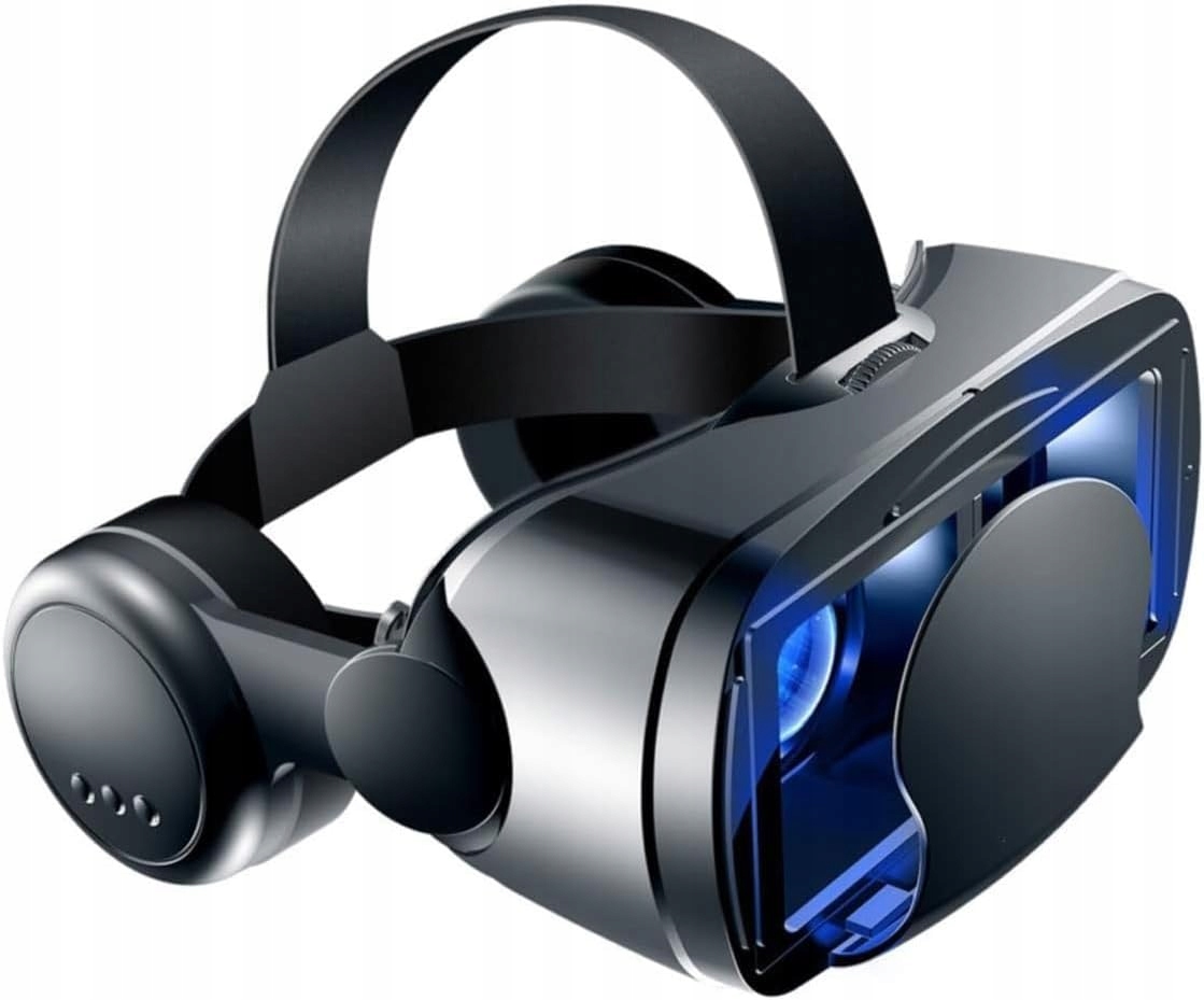 Okulary Vr 3D Headset Szeroki Kąt 120° Regulacja Ostrości do smartfona