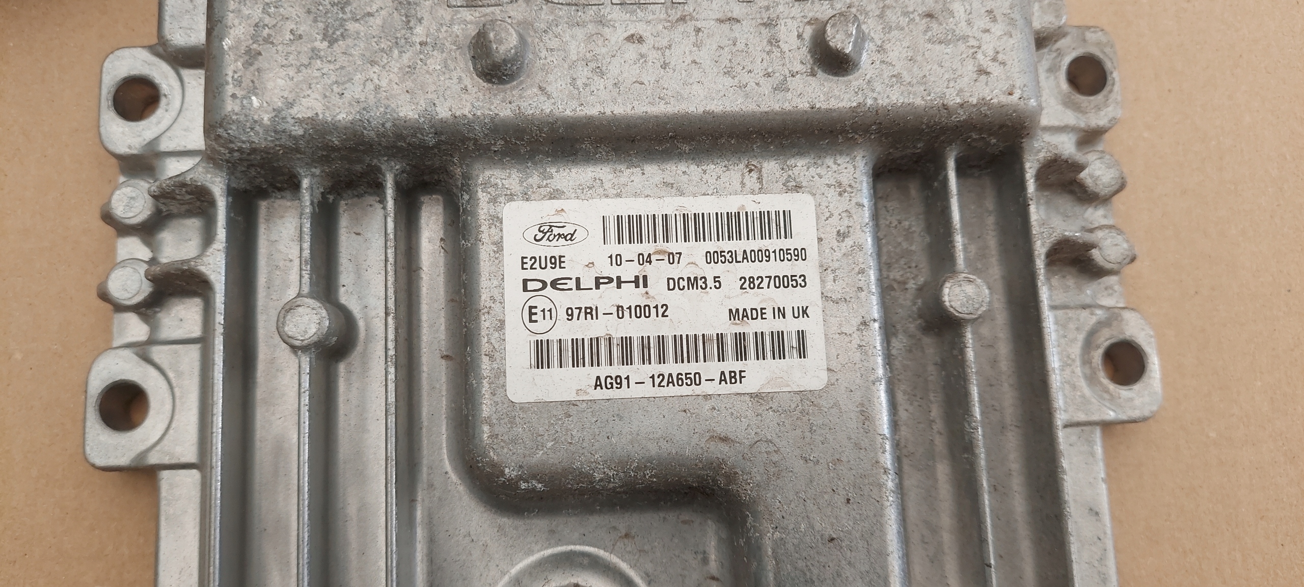 computer Centralina AG91-12A650-ABF 28270053 *K10