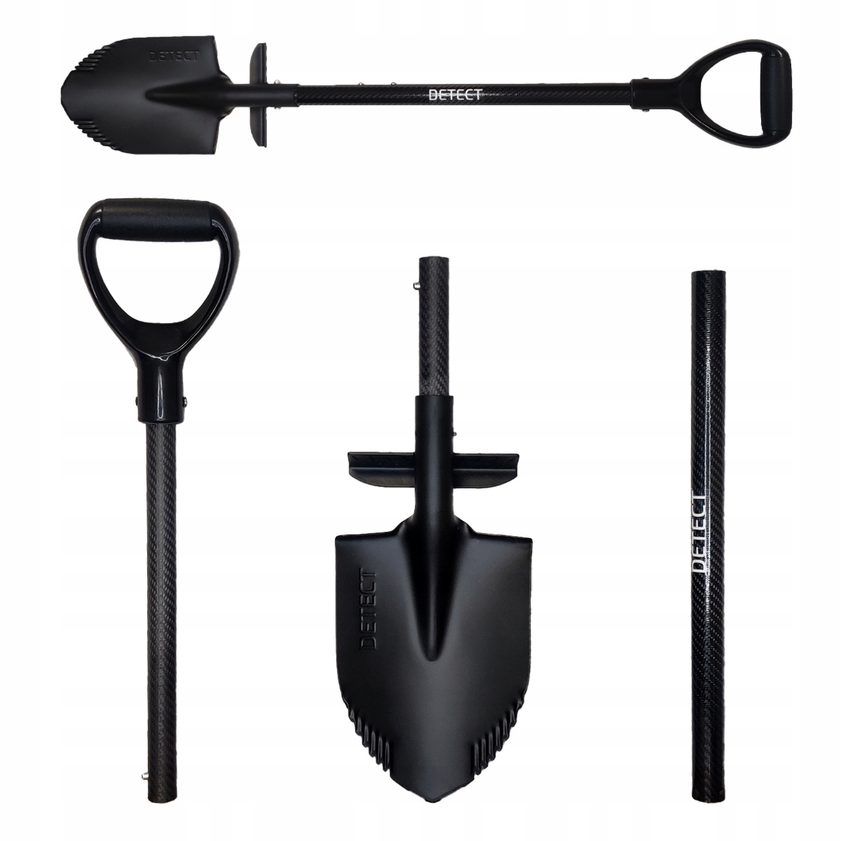 Detect Carbon One nastavitelná lopata s karbonovou násadou