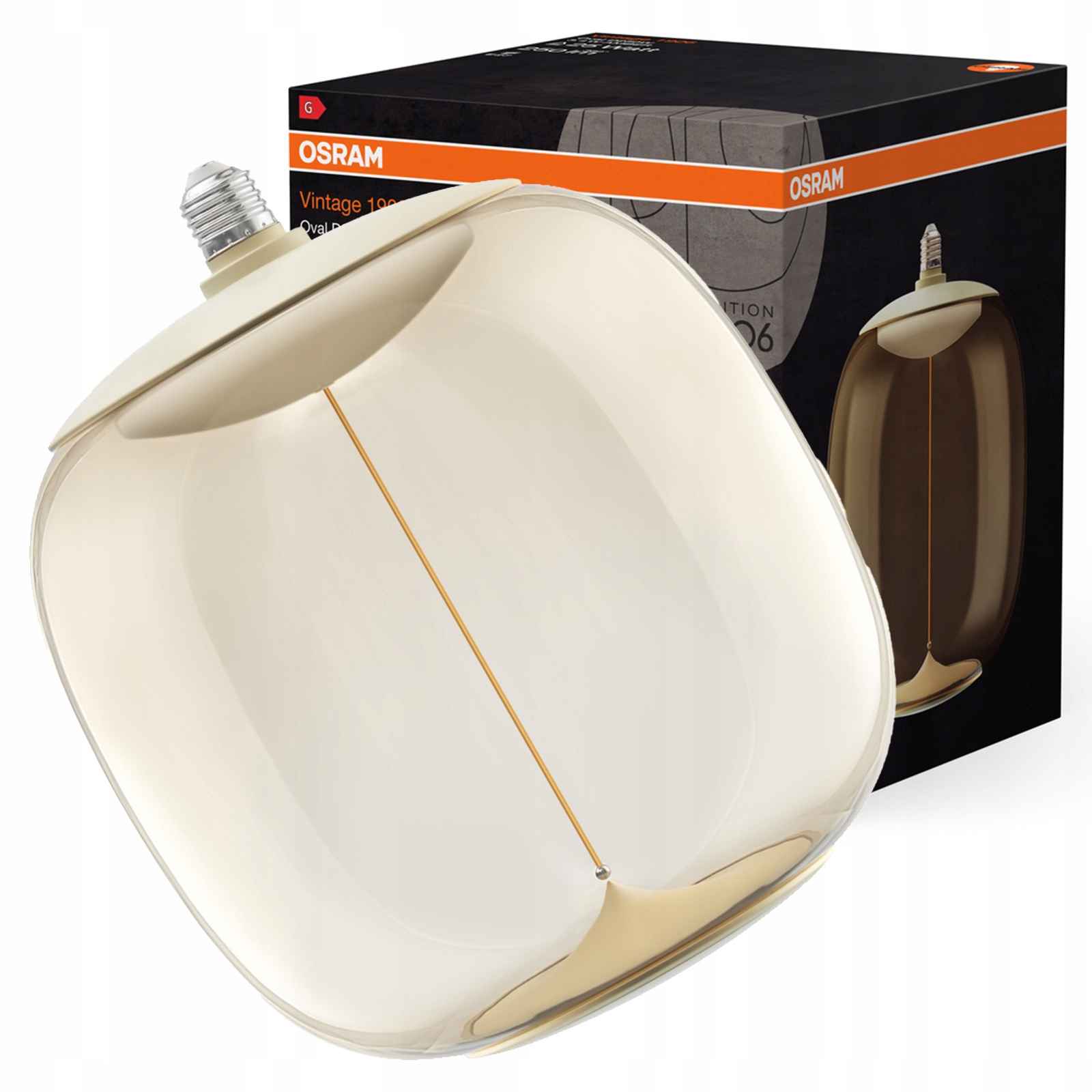 Led žiarovka E27 3.4W 250lm 2700K Jantárová Filament Vintage 1906 Osram