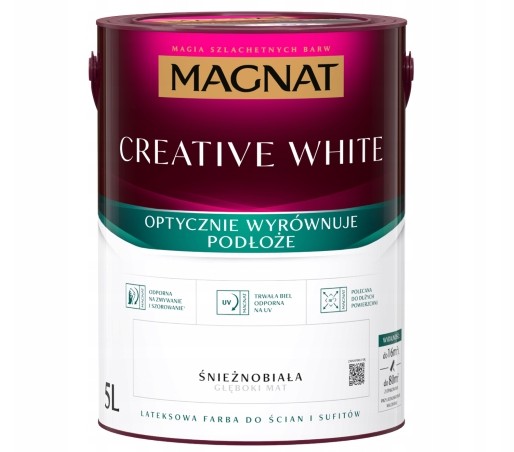 Magnat Creative White Barva Sněhově Bílá 5L