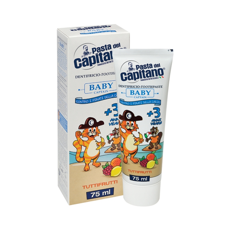 

Capitano Baby Pasta do zębów 3 Owocowa