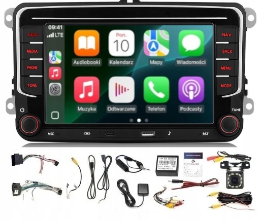 Rádio Navigácia Android Škoda Octavia II 2004-2015 Carplay 6/128GB