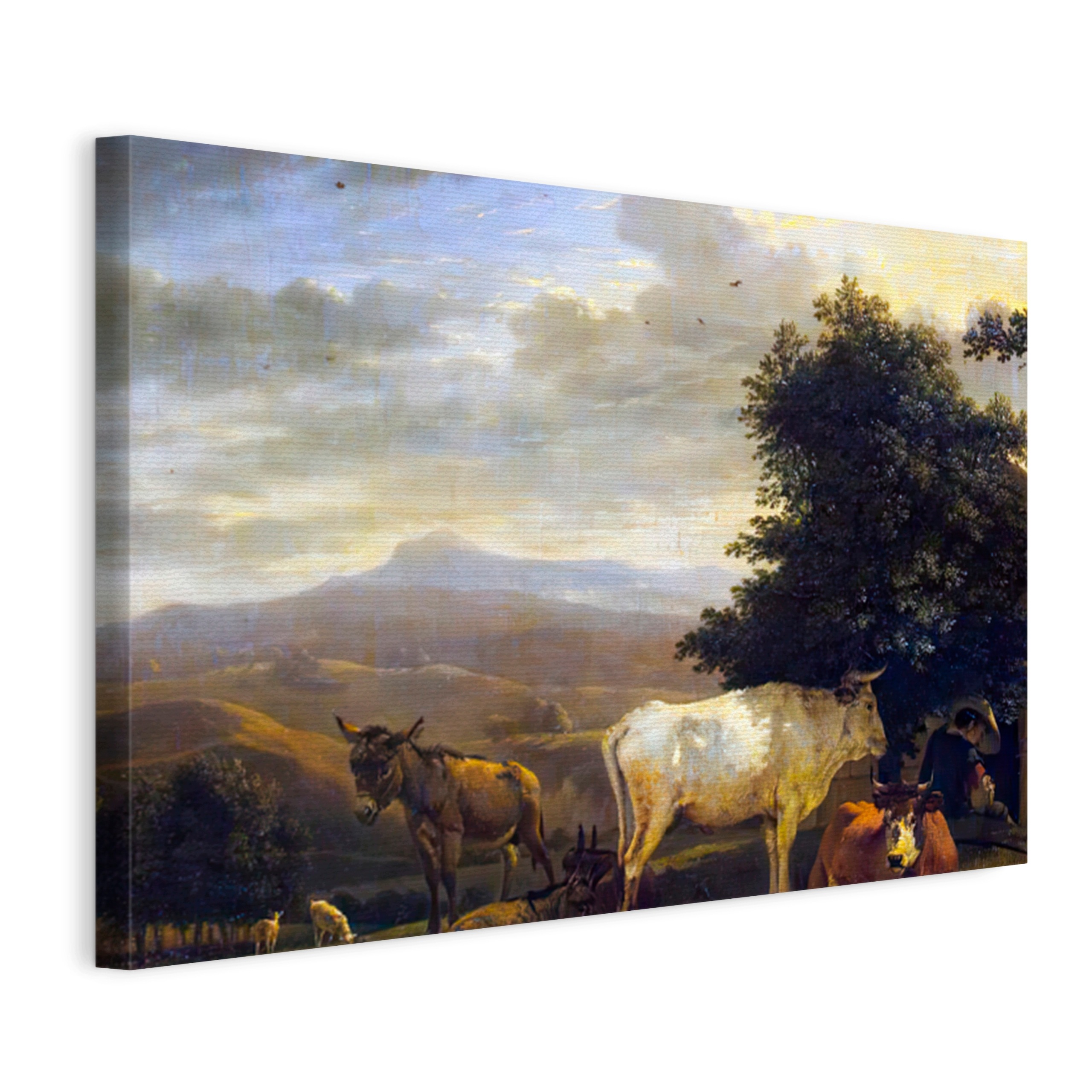 Obraz Na Plátne Karel Dujardin Krajina Z Cattle 120x80