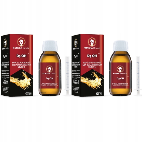 Levně Vitamín D3 Oh K2 50000 Doplněk Koňská dávka Carská x2