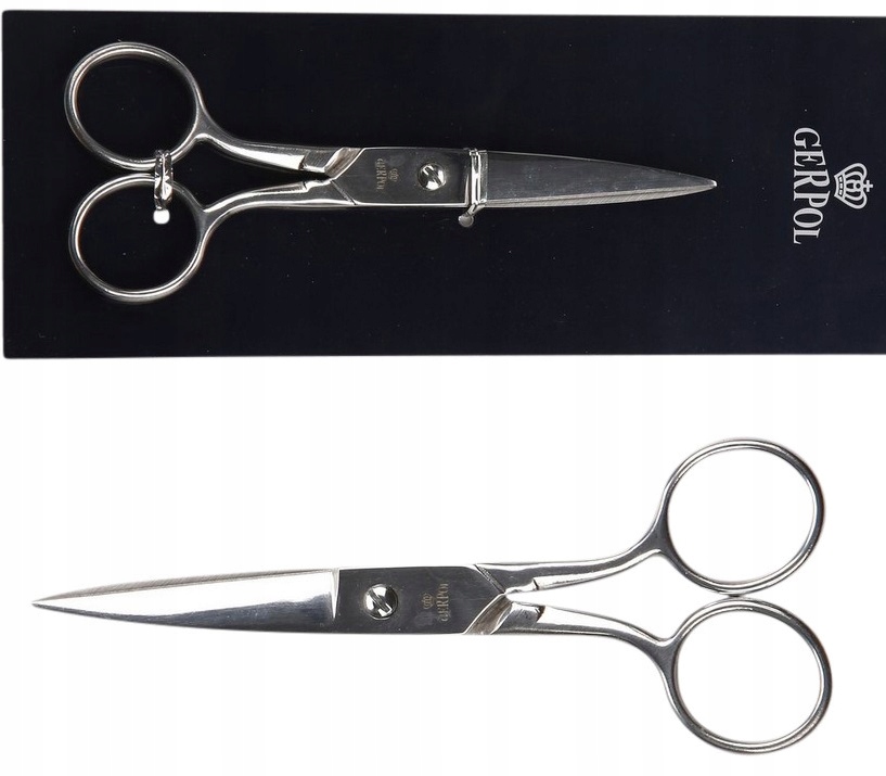 

Gerpol Nożyczki Fryzjerskie Stalowe Włosów 15,5 cm