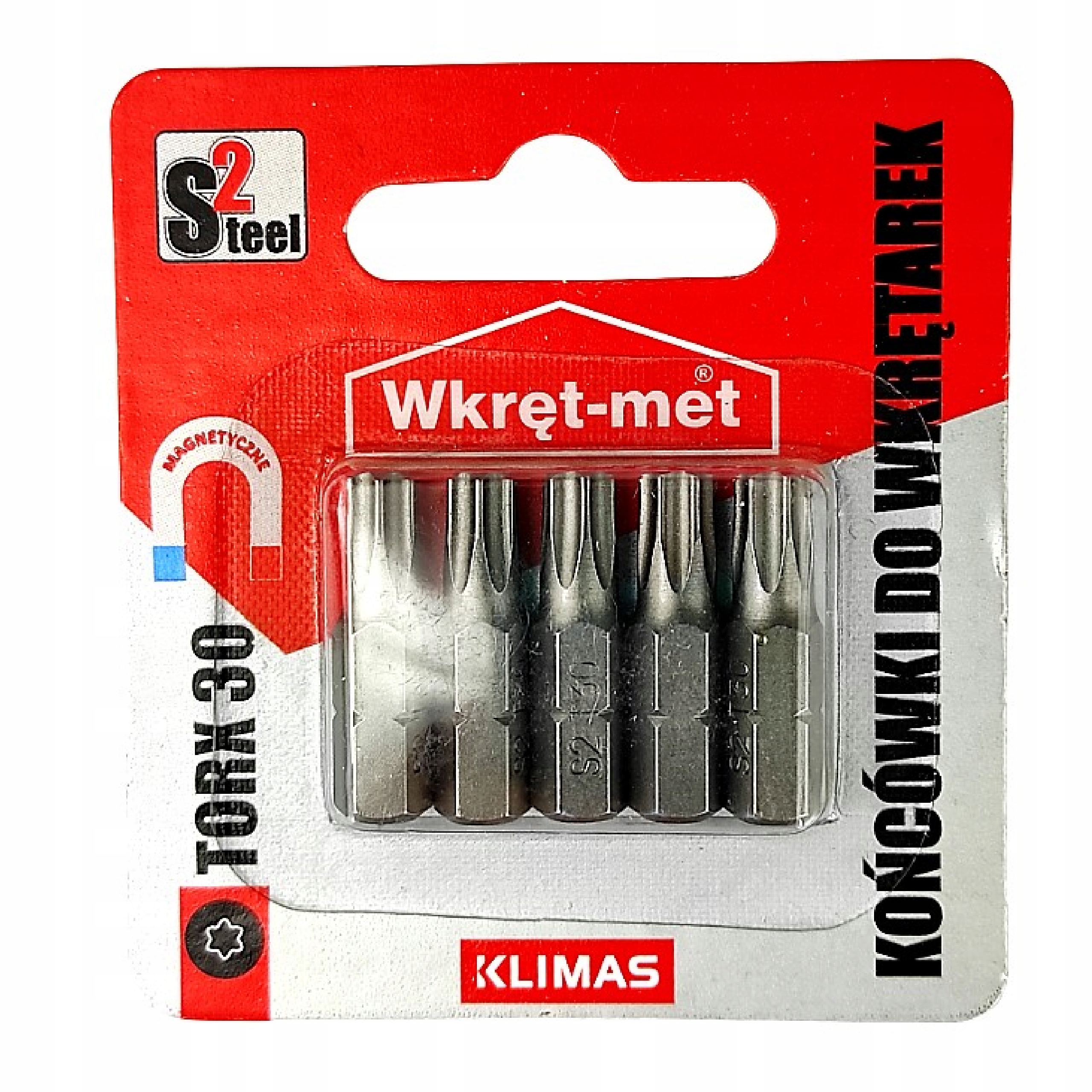 KOŃCÓWKI DO WKRĘTAREK BITY TORX- TX 30