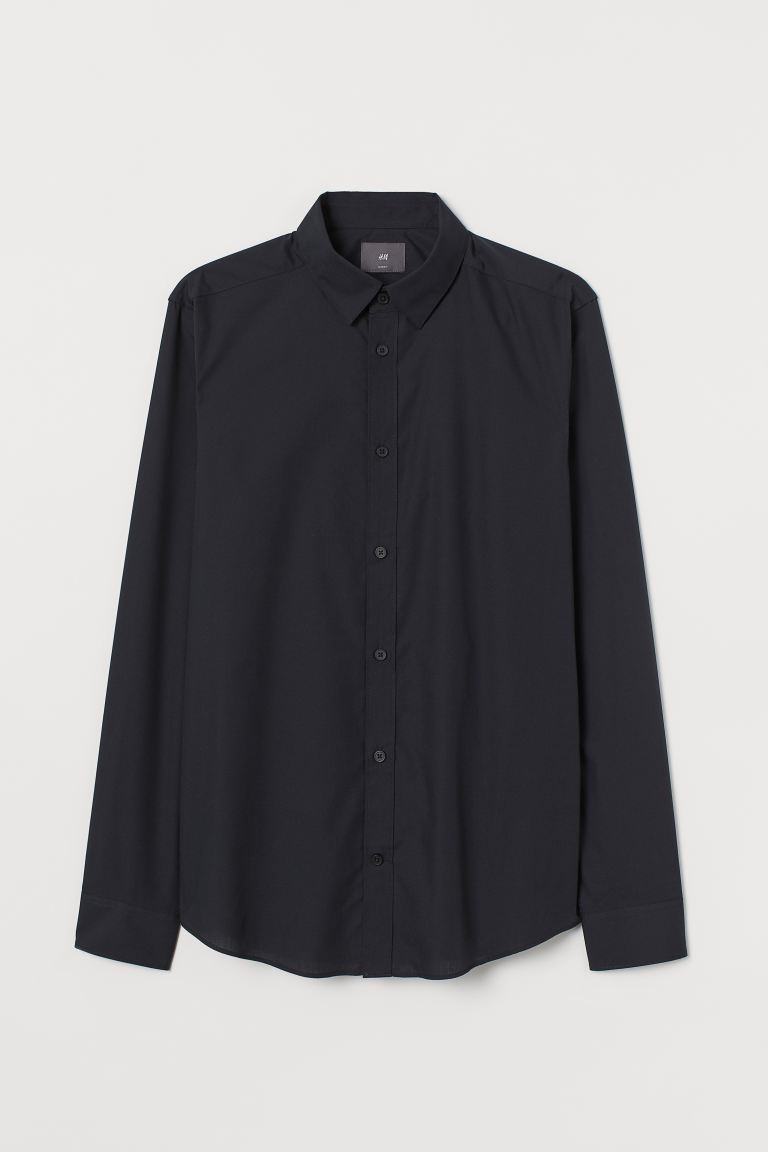 

H&m Koszula z lnem Regular fit rozm. M