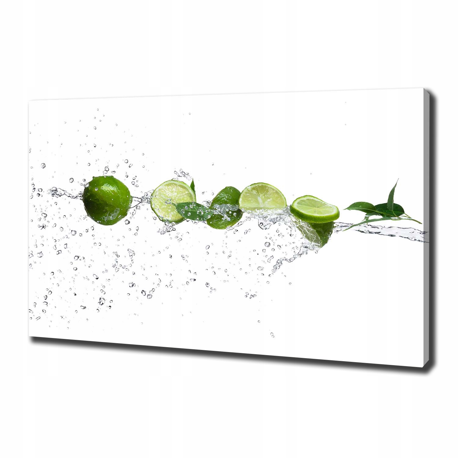 

Foto obraz na płótnie Limonka i woda 100x70 cm