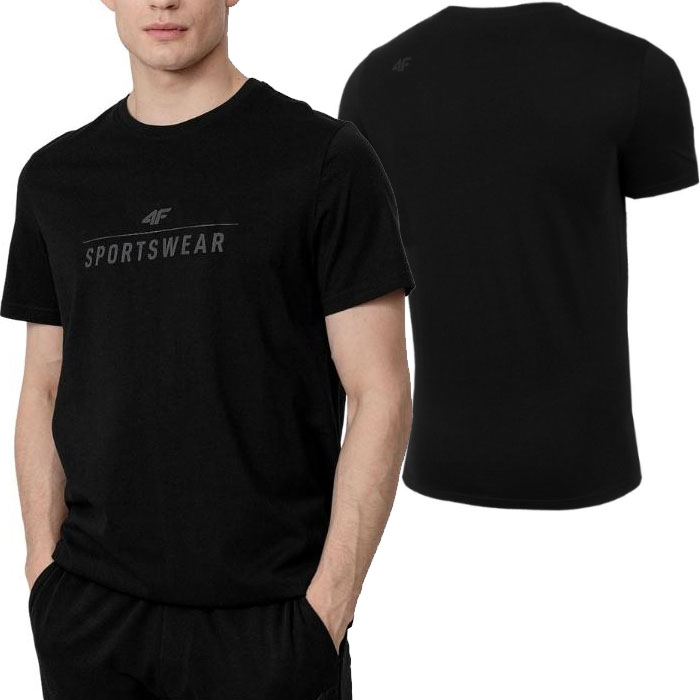 

Koszulka Męska 4F Bawełniana T-shirt TSM354-20 r.M