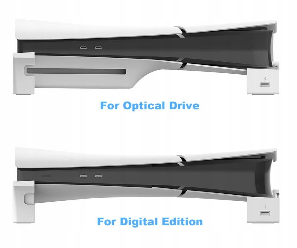 STOJAK POZIOMY+4 USB PLAYSTATION 5 SLIM 2023 PODSTAWKA POZIOMA DO PS5 Slim Stan opakowania oryginalne