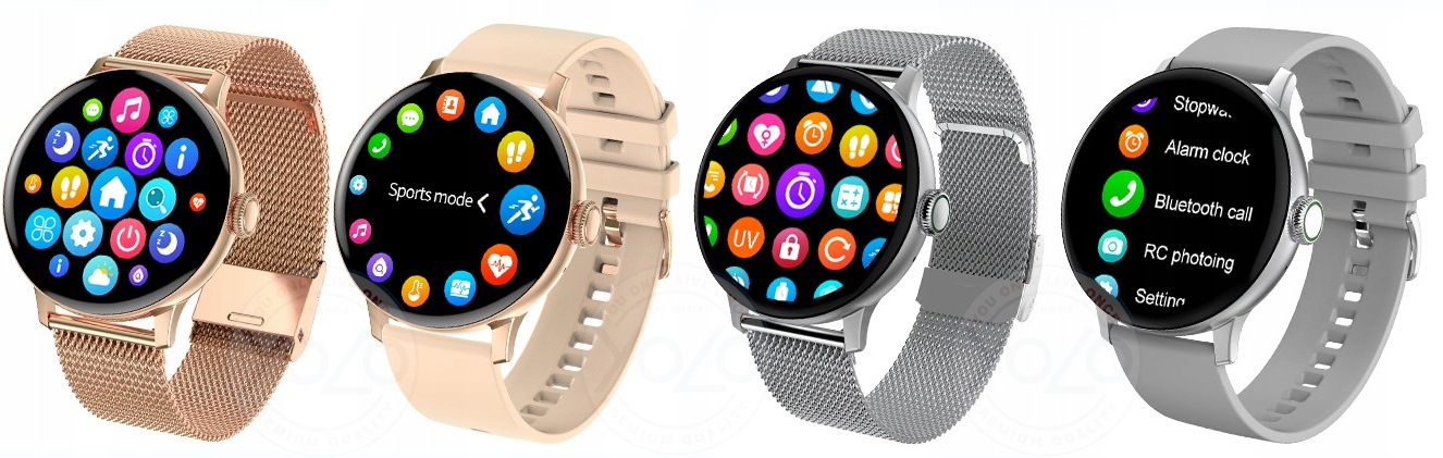 SMARTWATCH ZEGAREK DAMSKI ROZMOWY SMS CIŚNIENIE PL + ŁADOWARKA 1A Transmisja danych brak