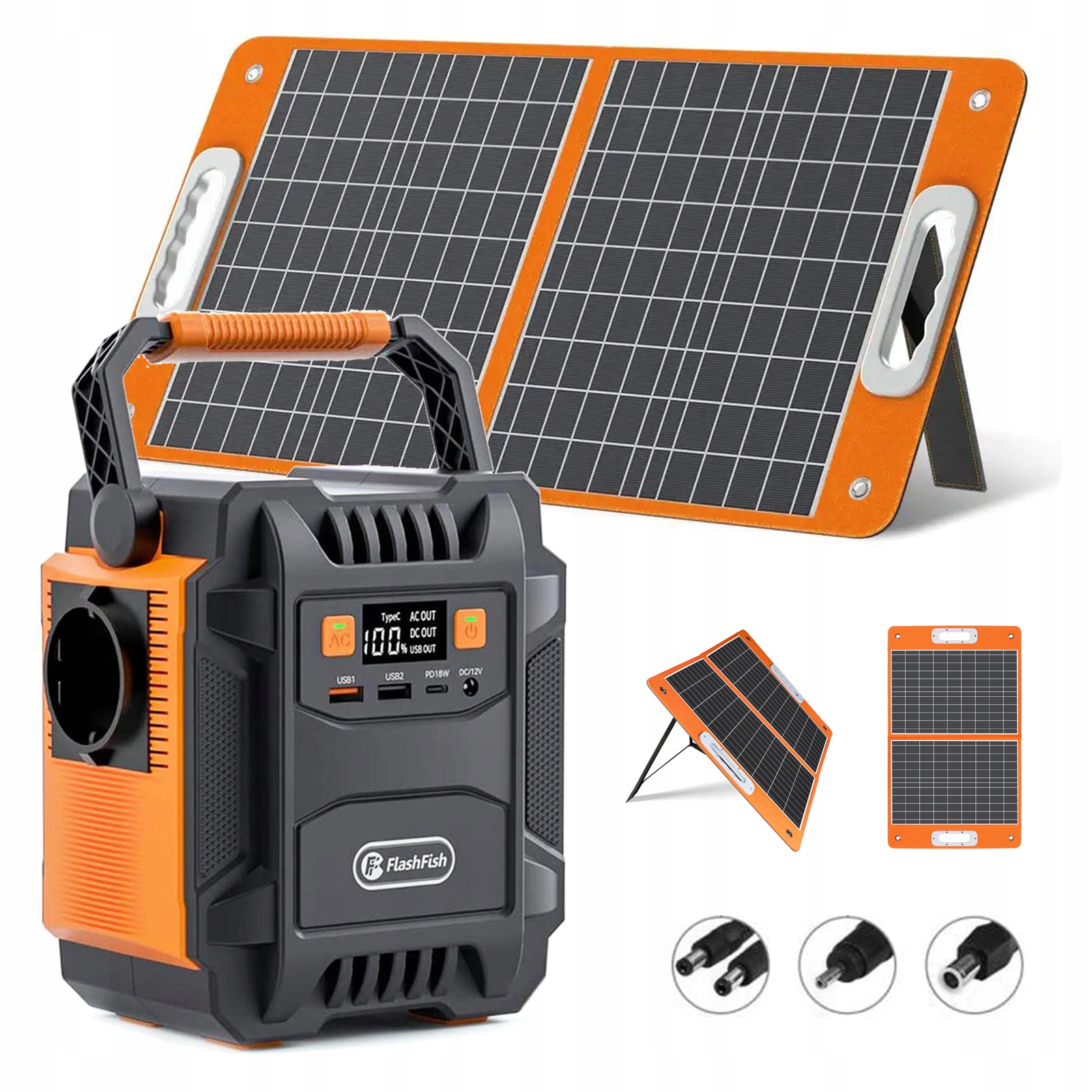 

Stacja Zasilania 172Wh Powerbank z panelem solarny
