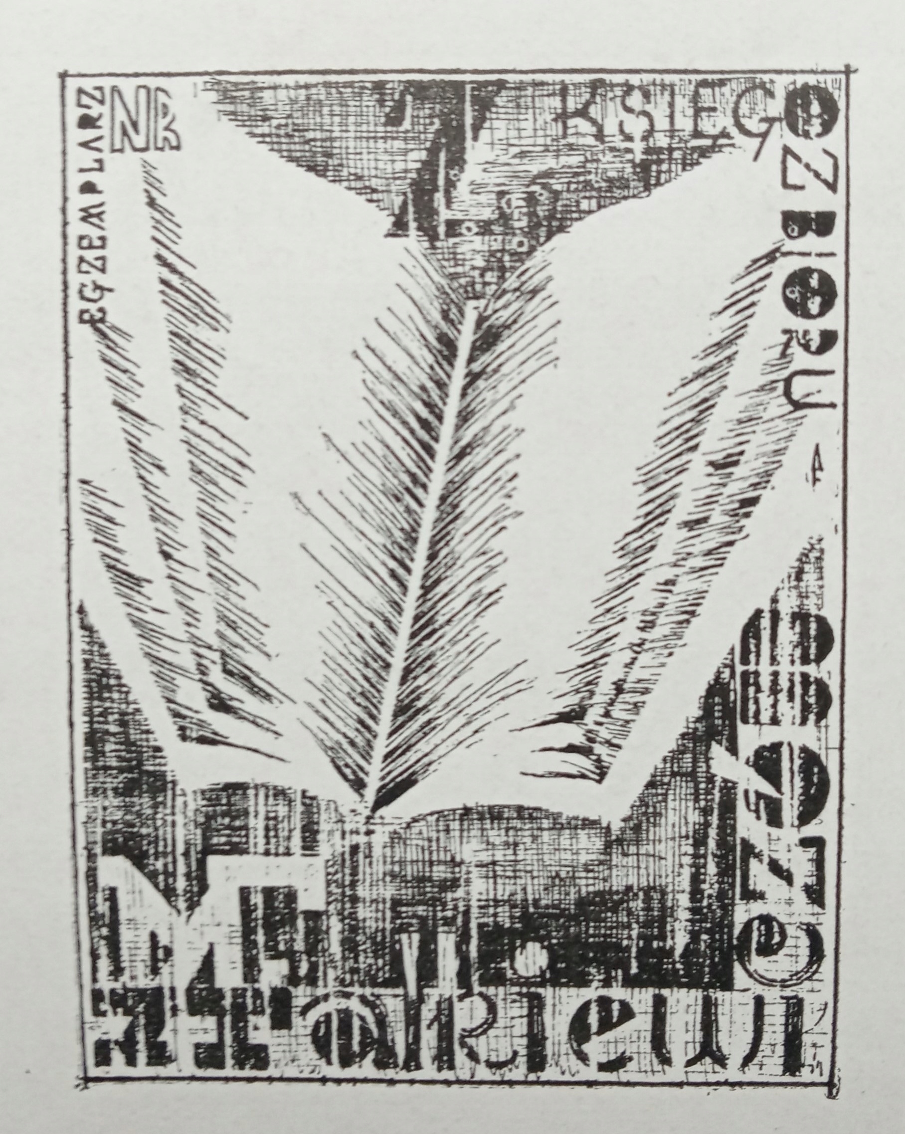 *KP* Falkiewicz Antoni - /Ex libris/ Z Księgozbioru Falkiewiczów, P1