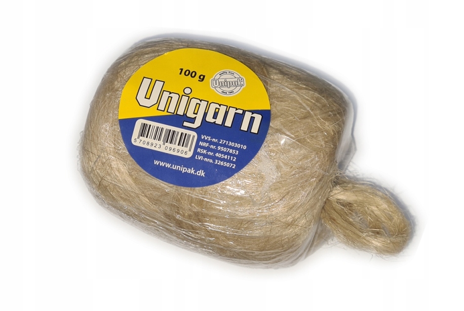 

Konopie Lniane Pakuły Motek Unipak Mocne 100g