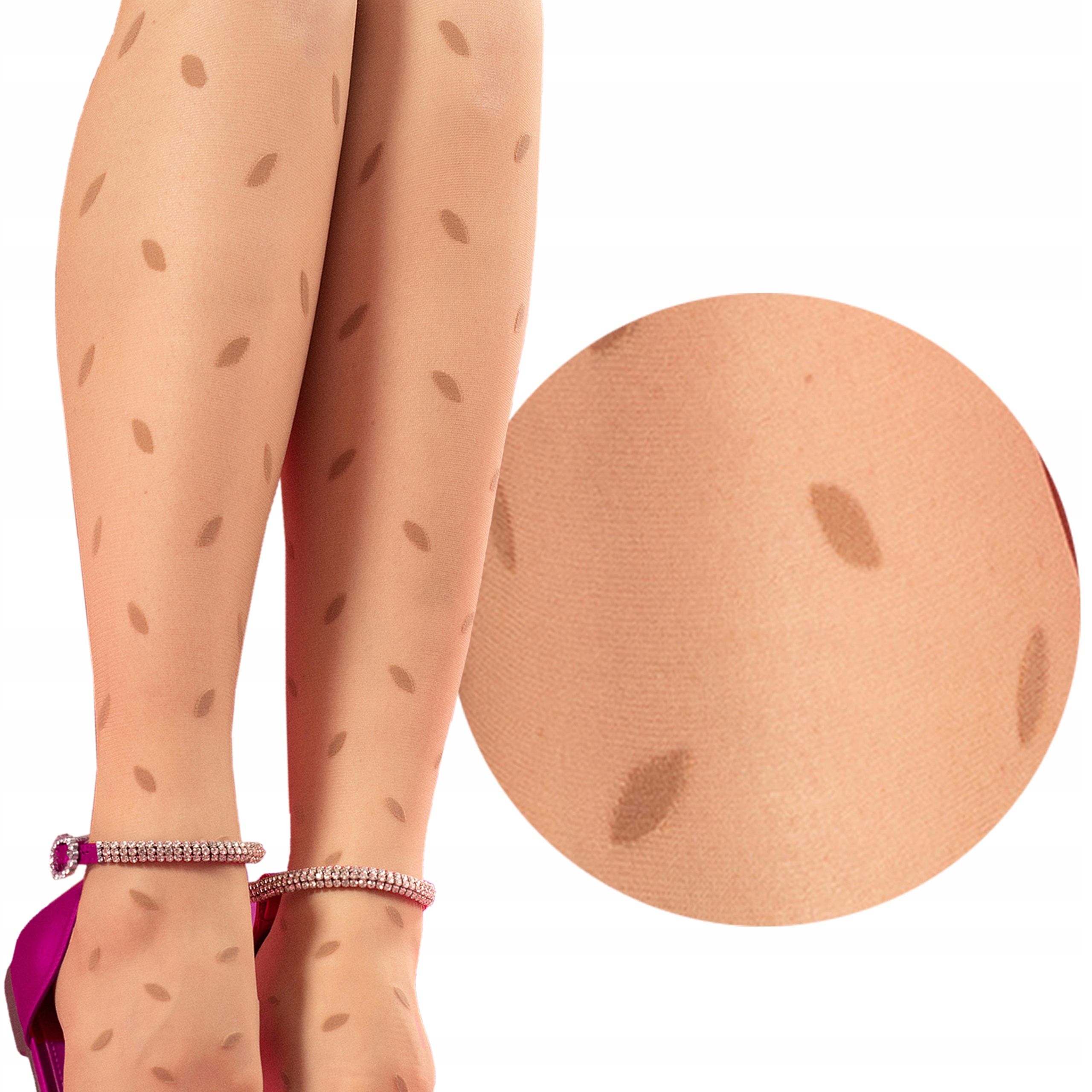 

Fiore rajstopy Sandy 15 den nude kropeczki 4-L