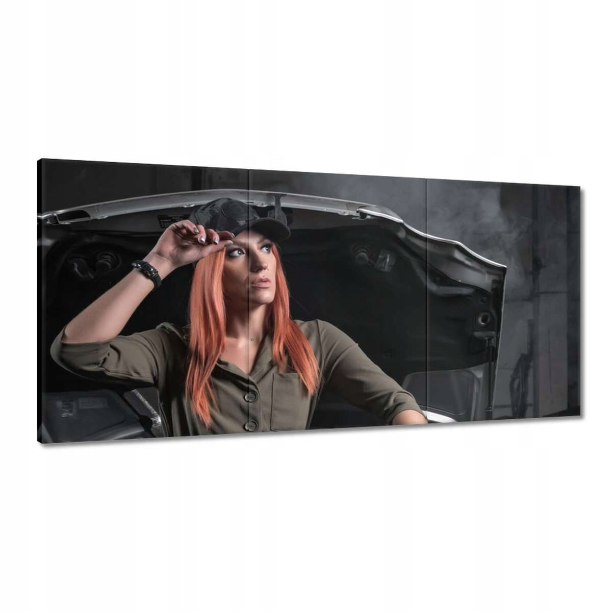 Obrazy 180x90 Červeno v aute Oprava auta