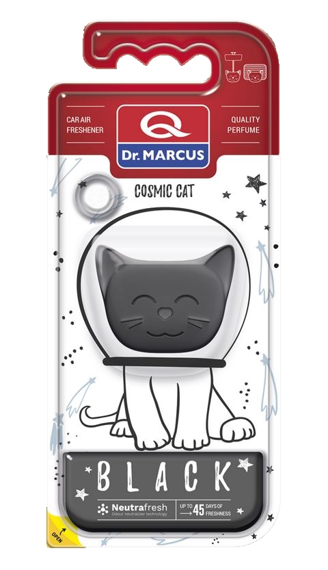 Dr. Marcus zapach do auta Cosmic Cat Black 45 dni