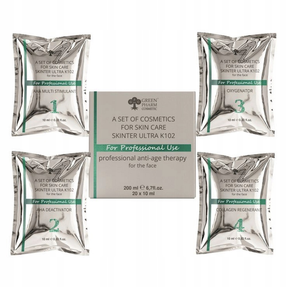 Sada pro péči o pleť Green Pharm Cosmetic Skinter Ultra K102 Aha 200 ml