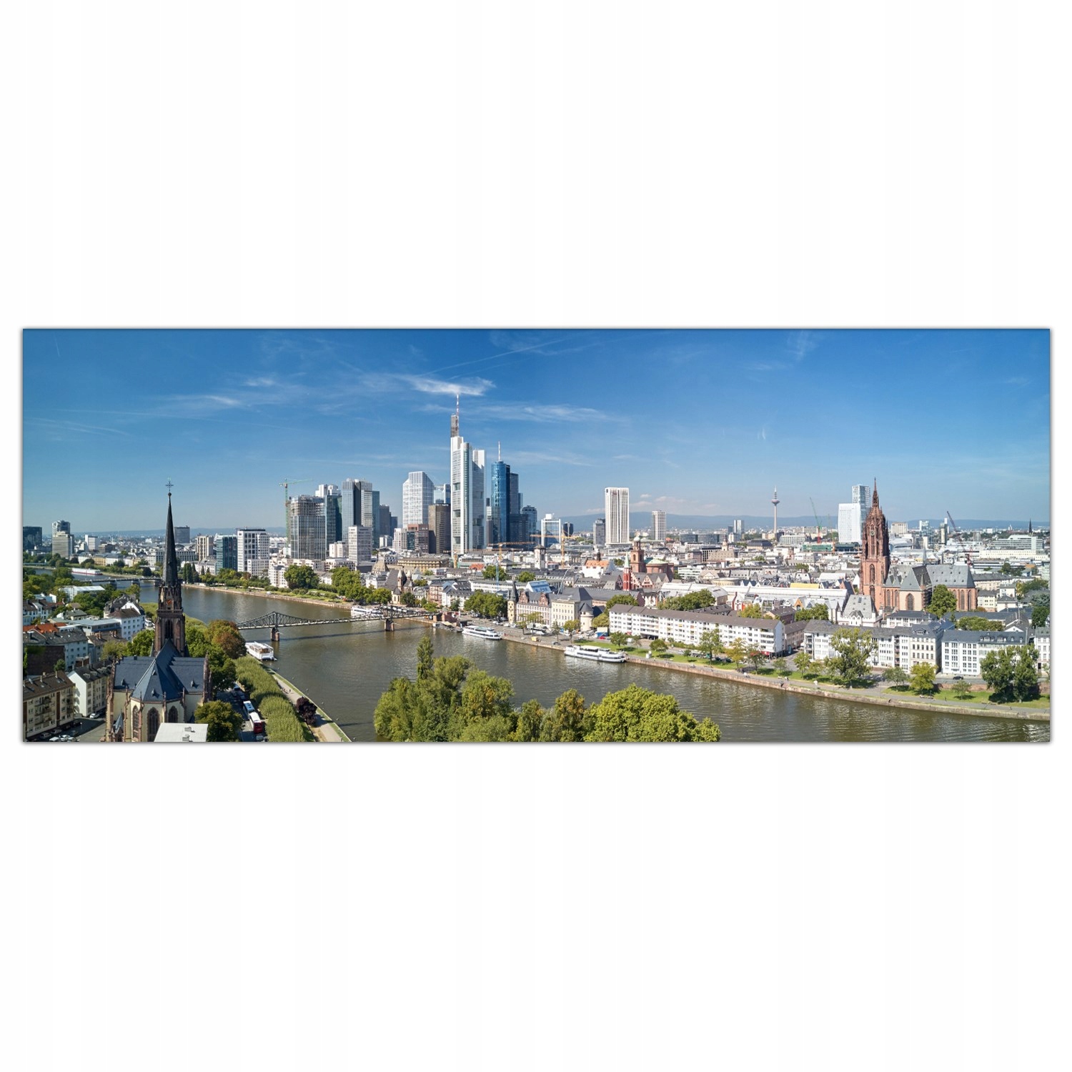 

Obraz Szklany Foto-obraz Wieżowce Miasto 125x50