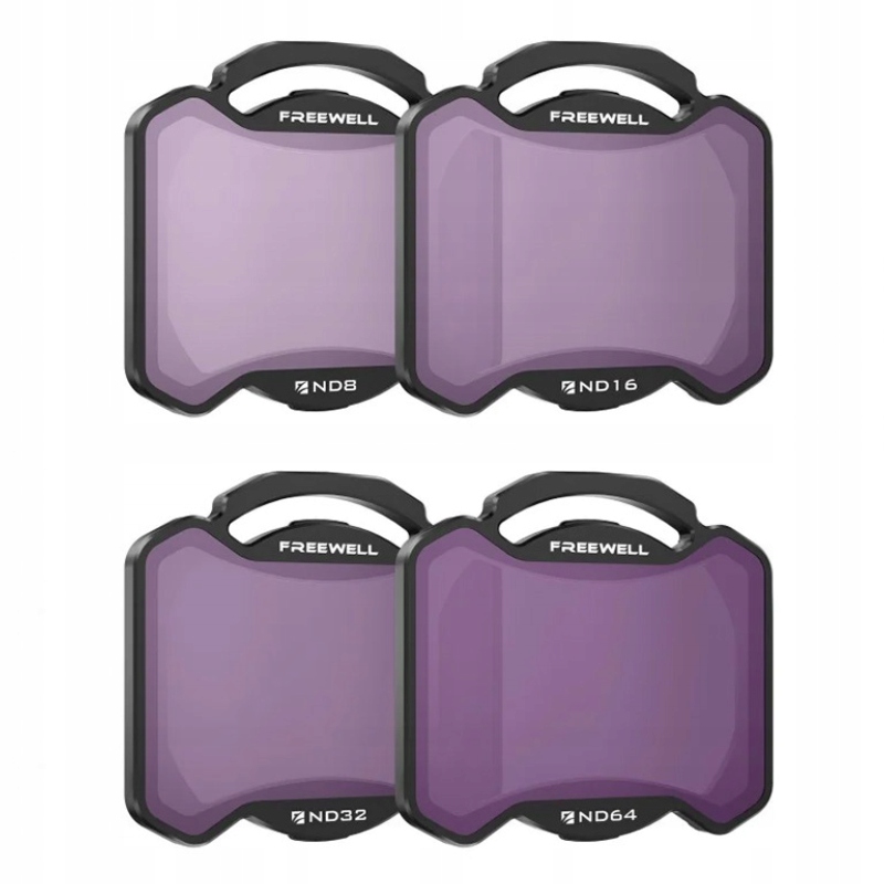 Freewell Zestaw 4x Filtr Szary Nd 8 16 32 64 Do Drona Dji Avata 2 Etui