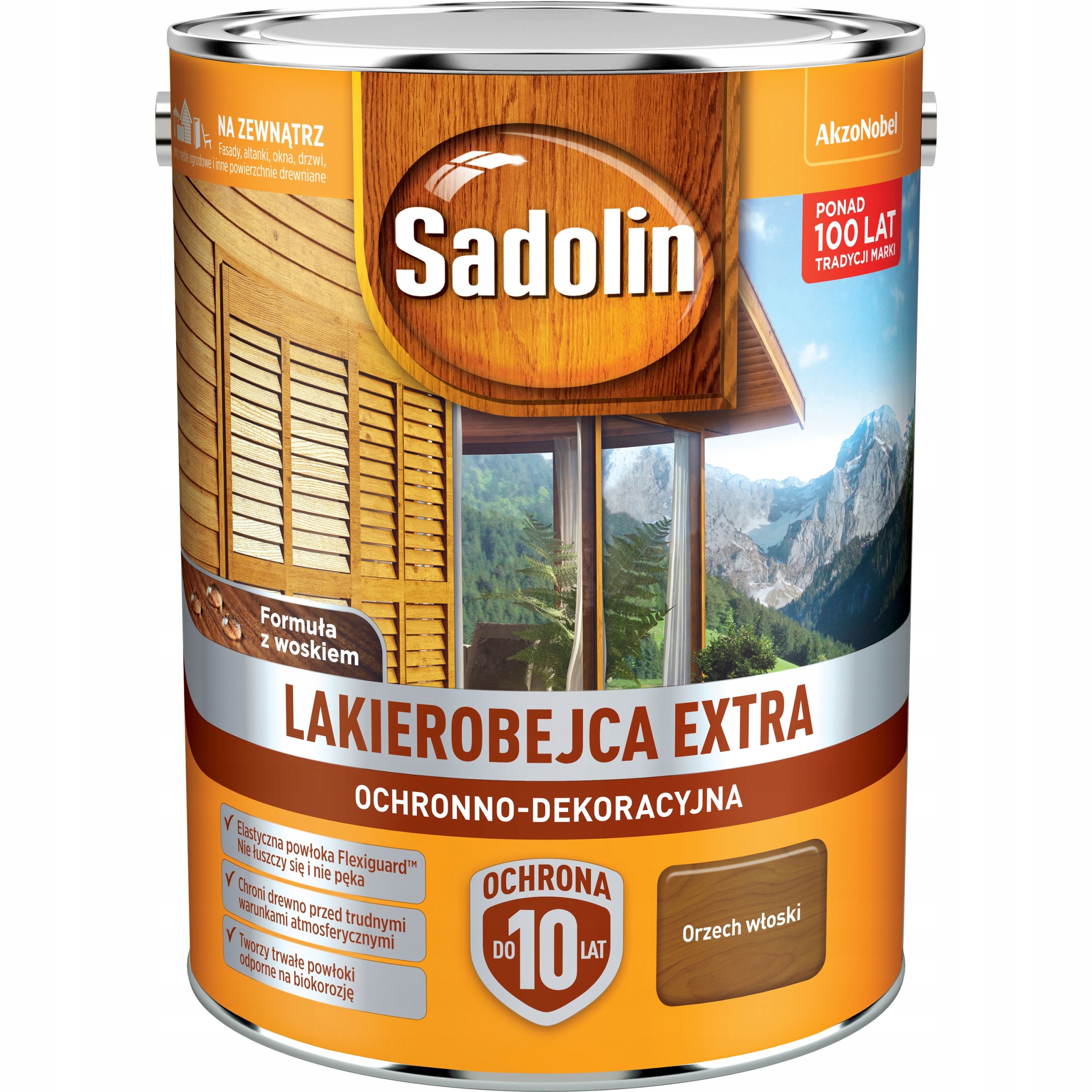Sadolin ExTRA Orzech Włoski 5L Lakierobejca