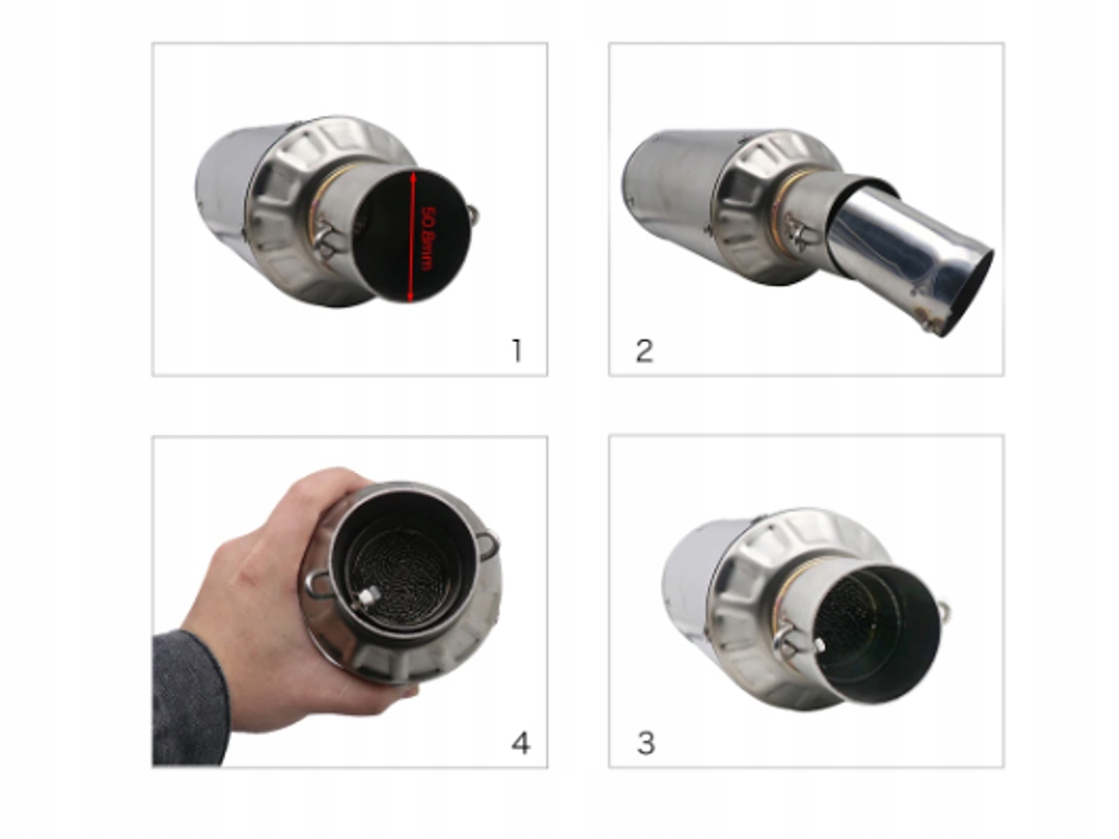 DB-KILLER KATALIZATOR Wygłuszenie Pod Wydech Tłumik Adapter Rozmiar 47,5mm Producent inny