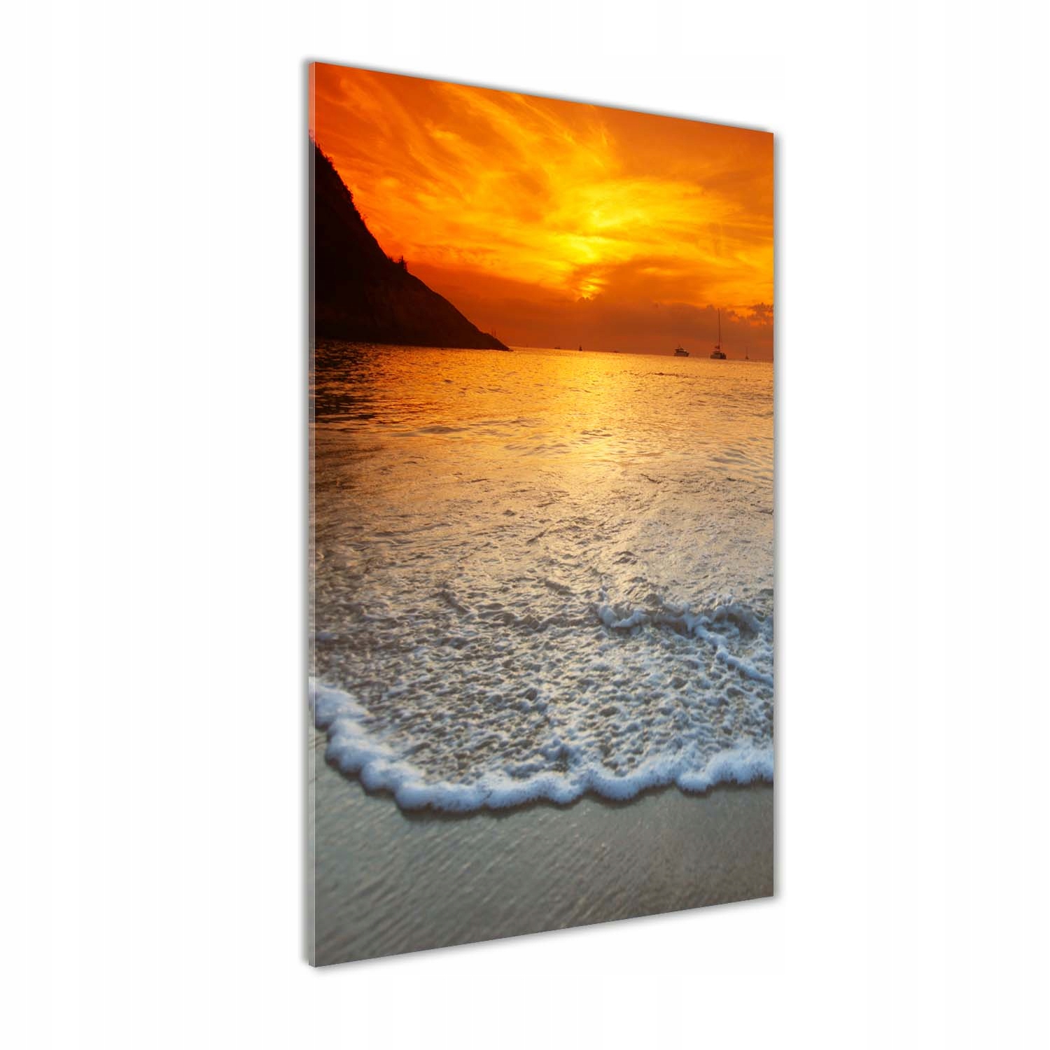 

Foto obraz szkło hartowane Zachód słońca 50x100 cm