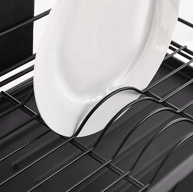 SUSZARKA DO NACZYŃ CZARNA STOJĄCA OCIEKACZ DUŻA XL Marka Elitehoff