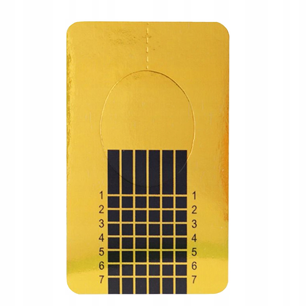 SZABLONY FORMY DO ŻELU PRZEDŁUŻANIE PAZNOKCI ZESTAW 100 sztuk Kod producenta 678