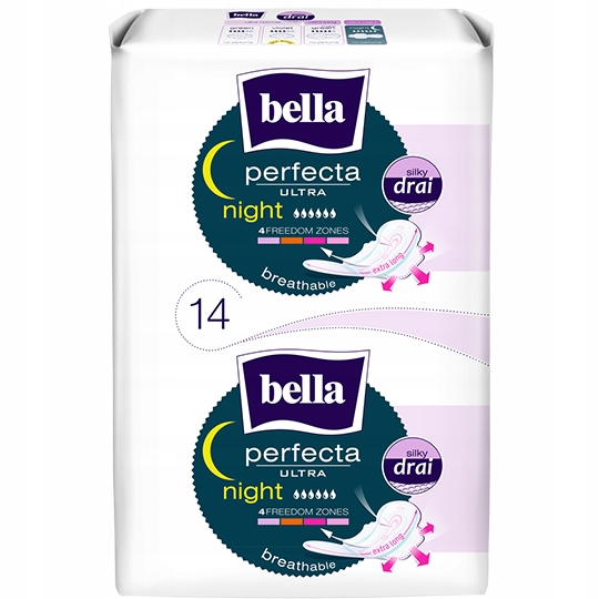 

Podpaski Bella Perfecta Ultra Night Silky Dry