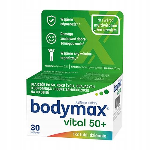 Bodymax Vital 50, 30 tabletek (3A-26/3) KRÓTKA DATA: 2025.09.30