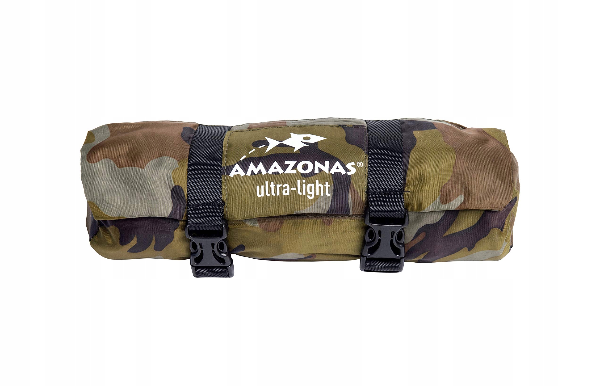 AMAZONAS Ultralekki Zestaw Hamakowy Travel Kamuflaż 275x140cm 120kg — miniatura 7